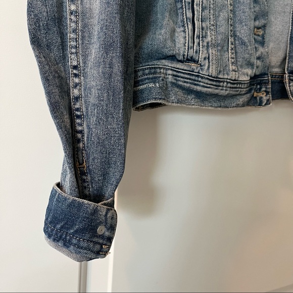 Hand Painted Rustic Denim Jean Jacket - Picture 6 of 6